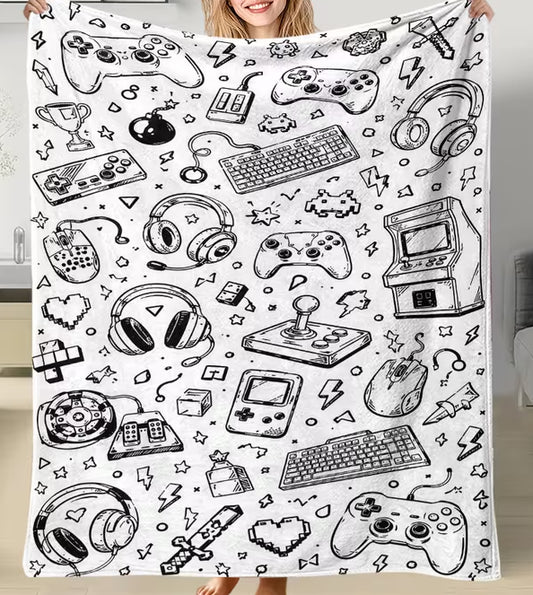 DIY Coloring Blanket - Gaming