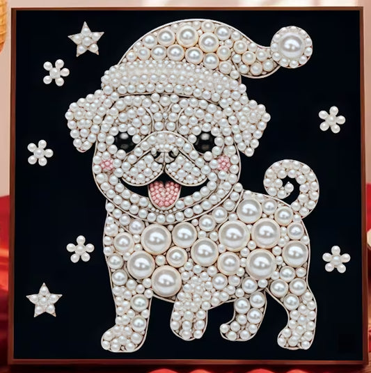 Preorder Christms Puppy Pearl Painting Kit