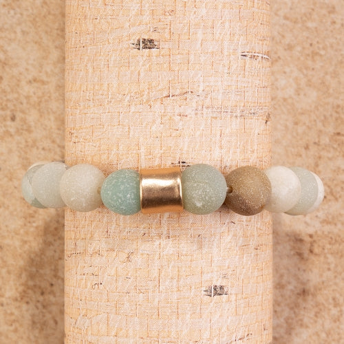 Natural Stone Beaded Bracelets -Amazon