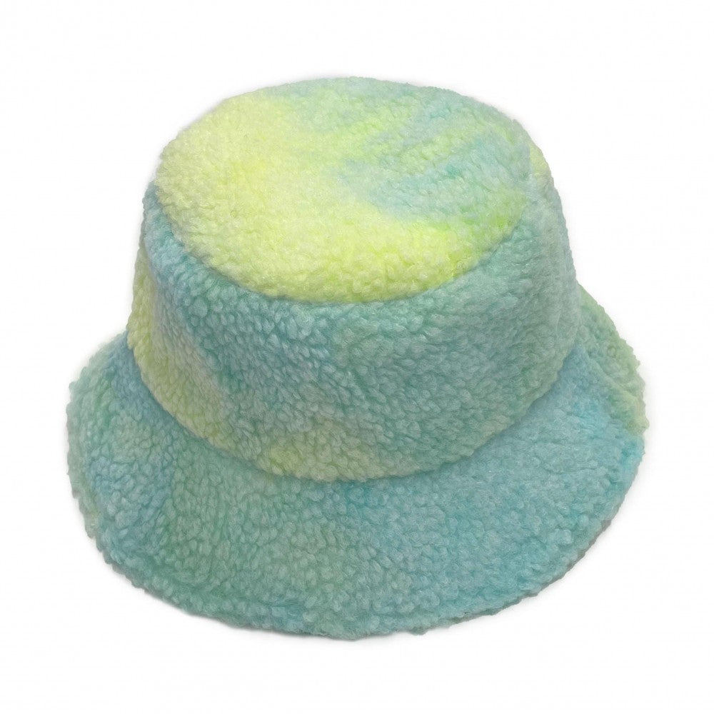 Do Everything In Love Multicolor Fur Bucket Hat - Lavendar