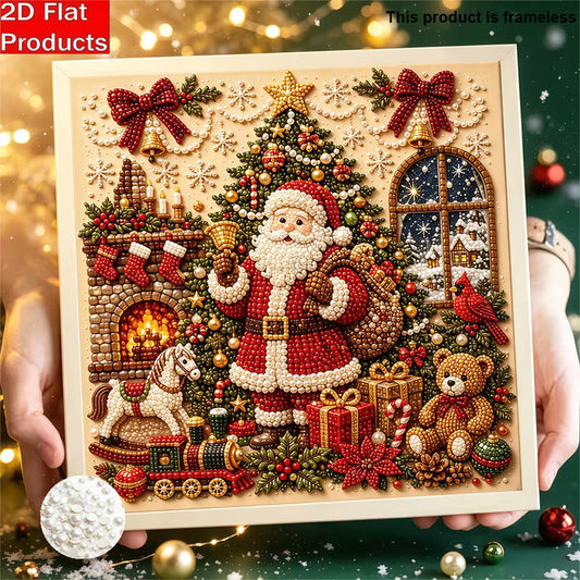 Santa Pearl Diamond Art Painting Kit