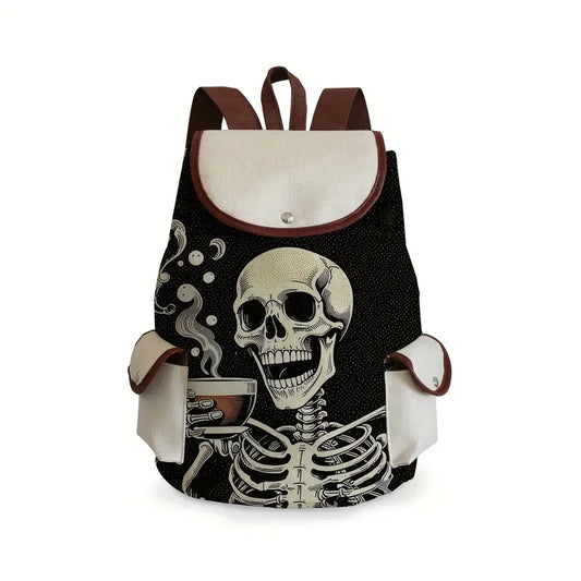 Coffee Skelton Backpack