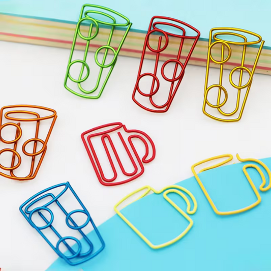 10 Random Coffee Paper Clips