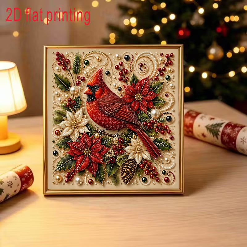 Cardinal Pearl Diamond Art Painting Kit
