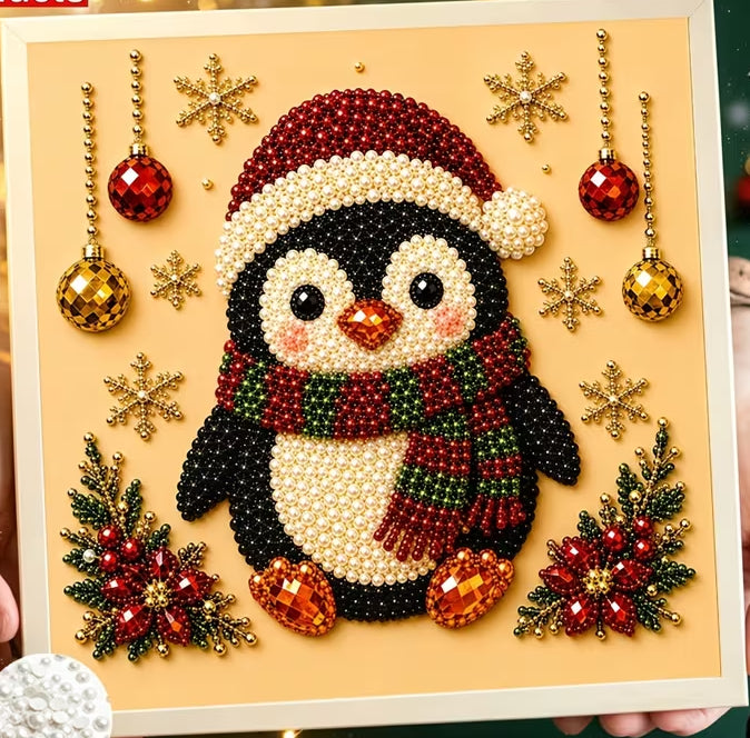 Preorder Christmas Penguin Pearl Painting Kit
