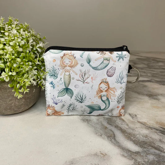 Ocean Mermaids - Mini Coin Purse Keyring