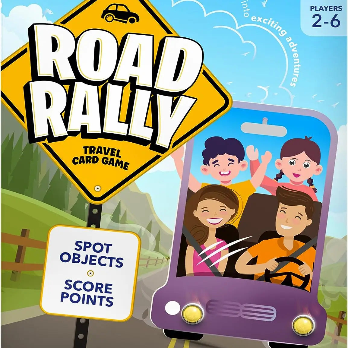 Road Rally Travel Scavenger Hunt Card Game