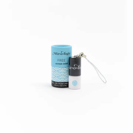 Free (Ocean Mist) Keychain Mini Rollerball Perfume (1 Ml)