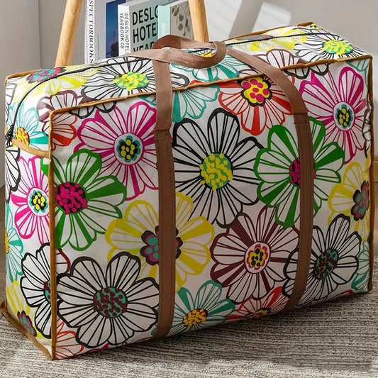 Floral Foldable Duffle