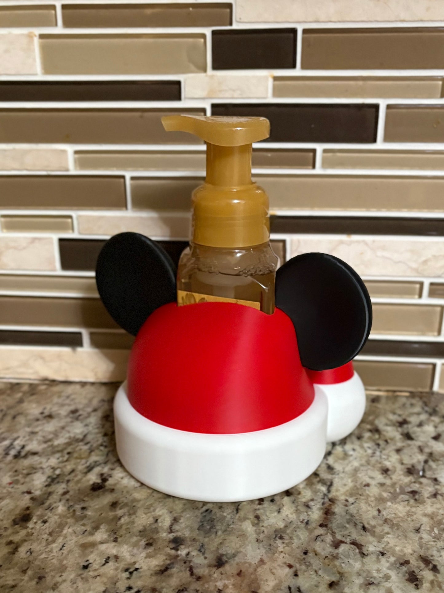Made by Mike: Mouse Ears Santa Hat Hand Soap Holder