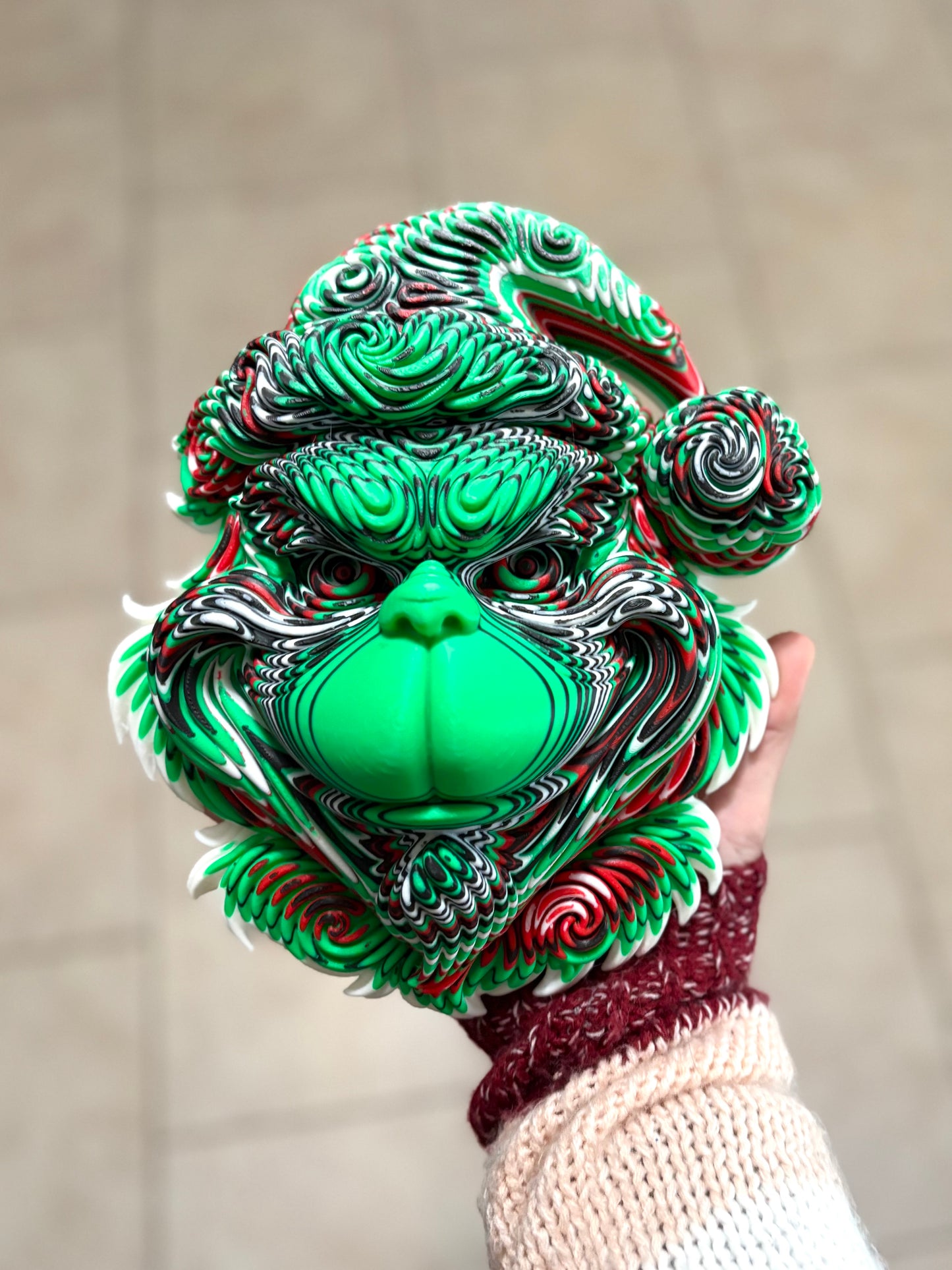 Made by Mike: Mean One Wall Hanging