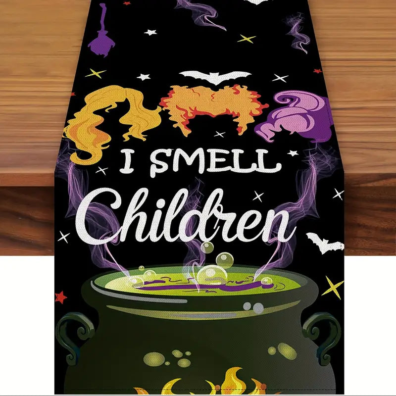 Witchy Couldren Table Runner