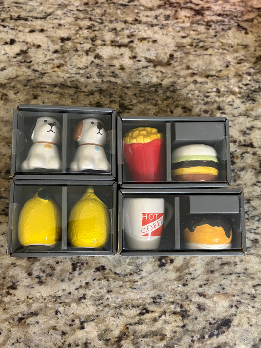 Ceramic Salt & Pepper Shakers
