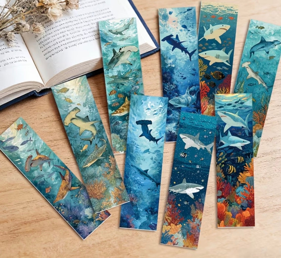 Mystery Shark Bookmark