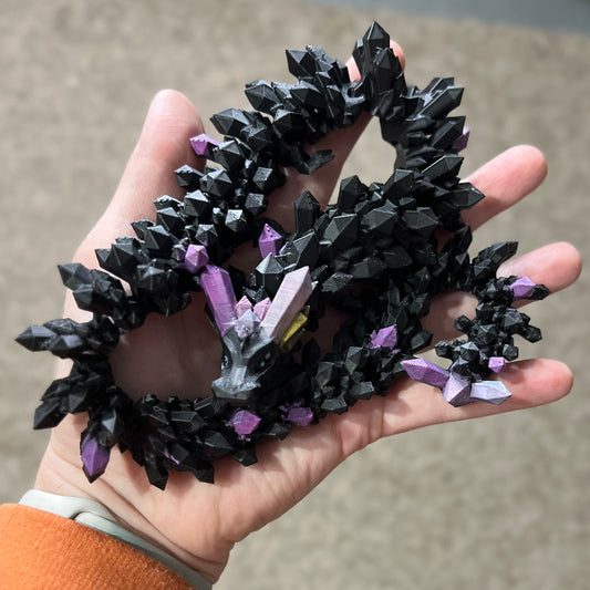 Made by Mike: Large Crystal Dragon 21” Long