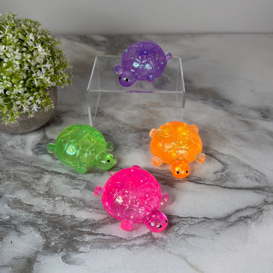 RTS Mystery Color Squishy Toy - Glitter Turtle