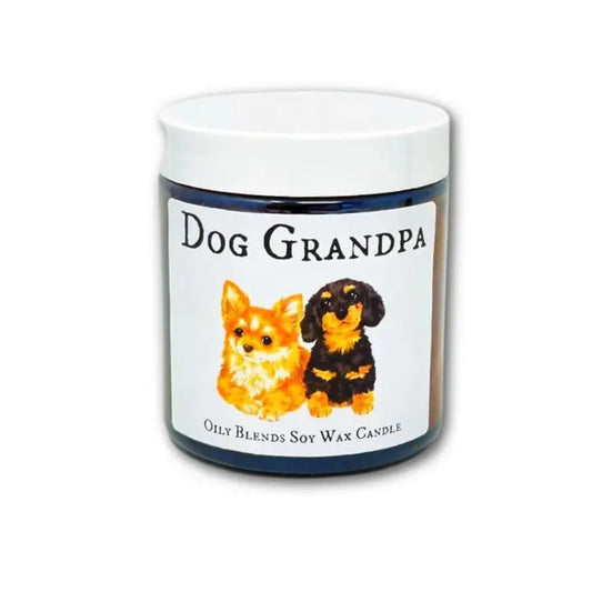 Message Candles - Soy Wax Dog Grandpa Father's Day Gift