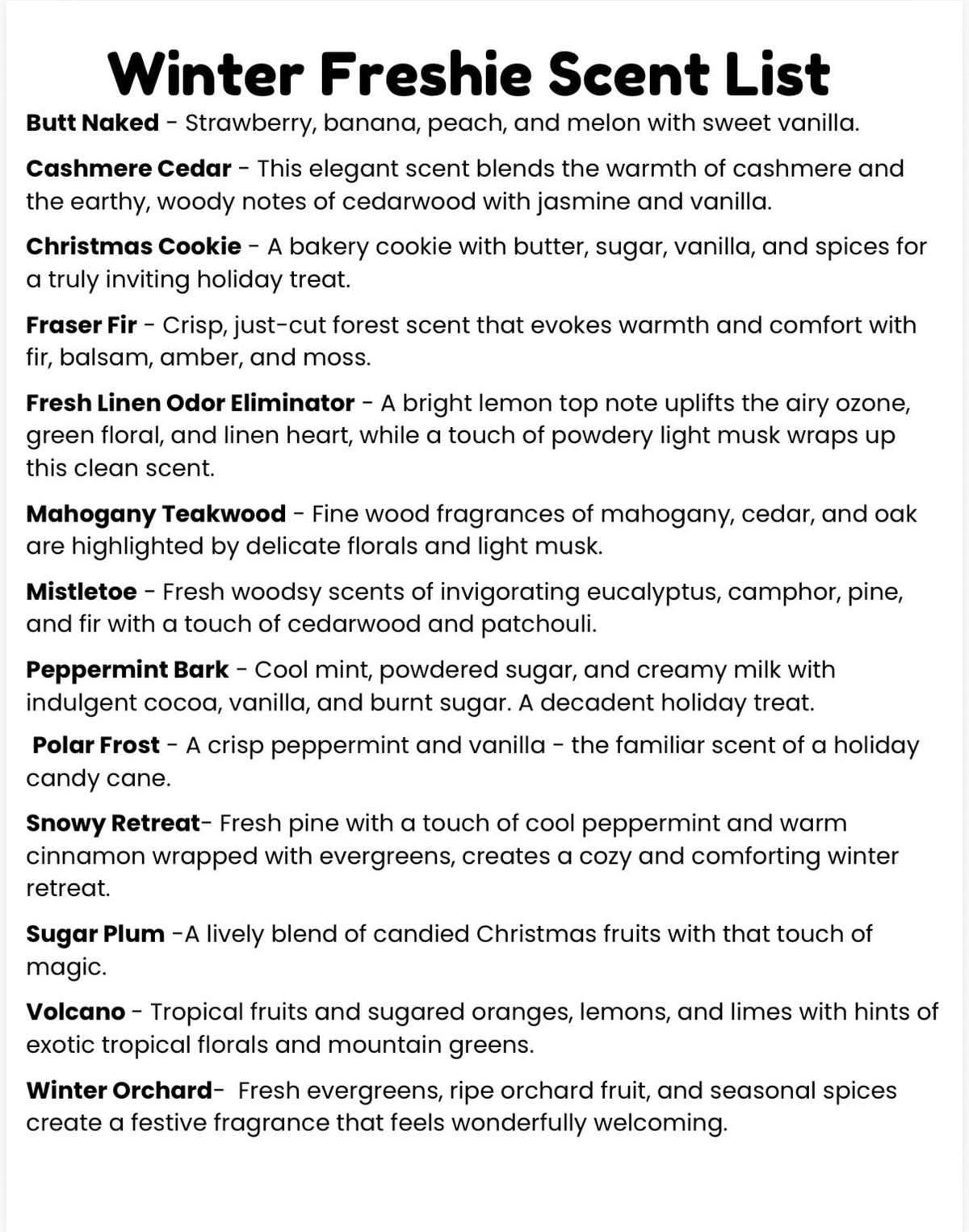 Festive But Feral Freshie