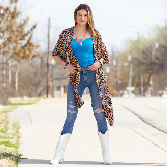 Leopard Print Duster