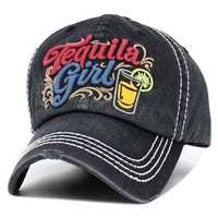 Tequila Girl Hat - Black
