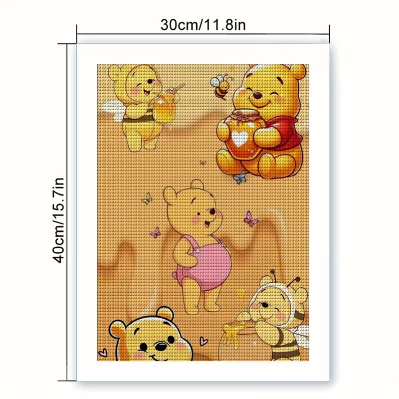 Inspired Honey Pot Bear Diamond Art