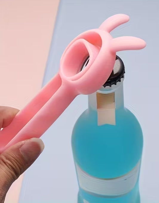 Pink Rabbit Bottle Opener
