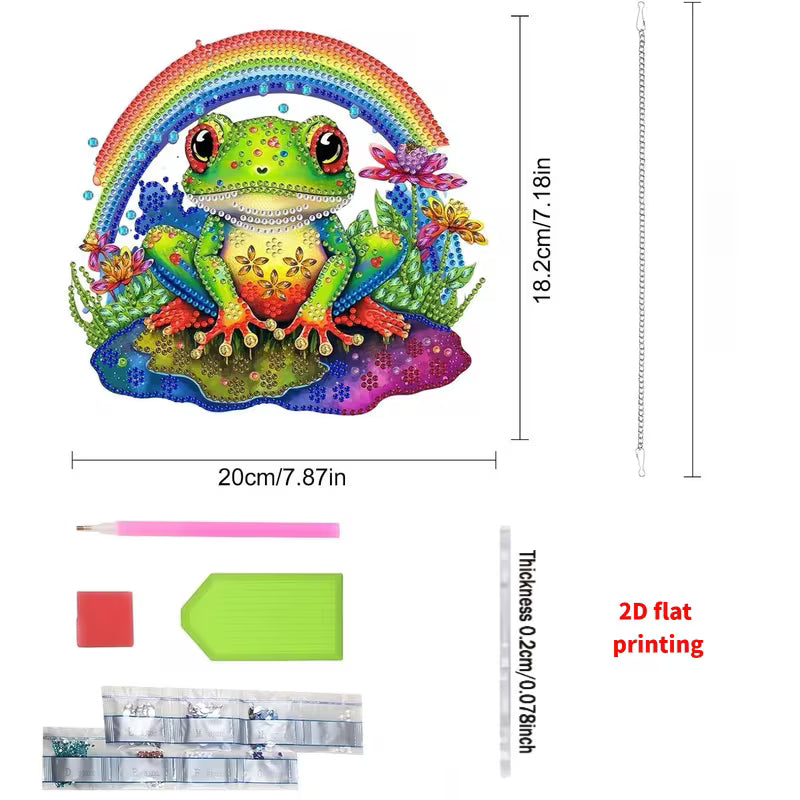 Preorder Frog Diamond Art Hanging Decor