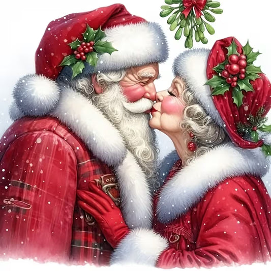 Mr. & Mrs. Claus Diamond Art