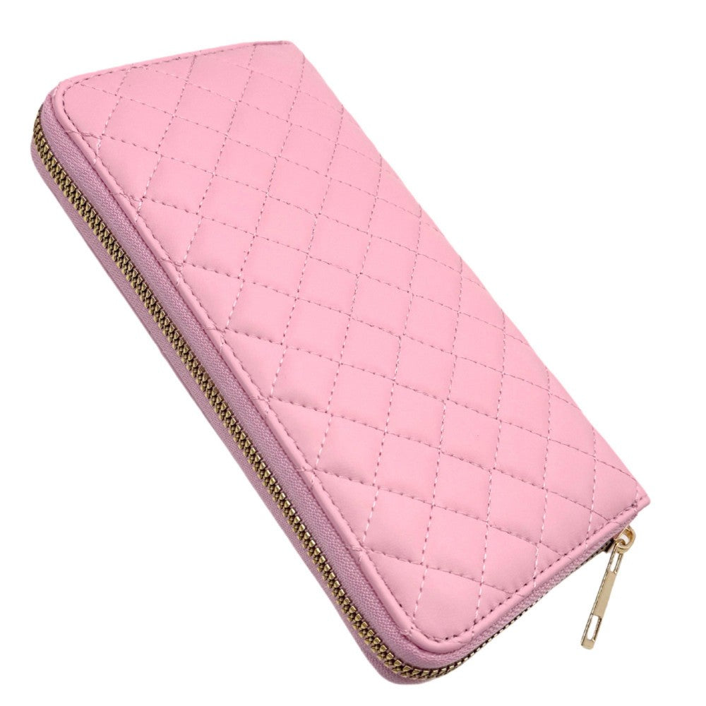 Quilted Vegan Leather Wallet