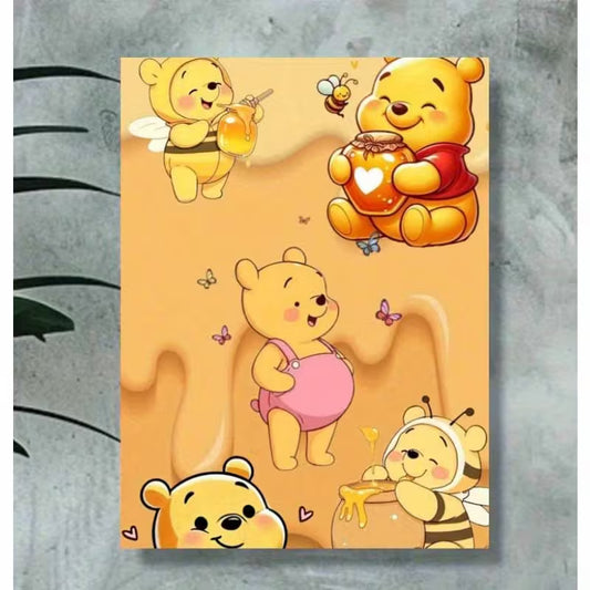 Inspired Honey Pot Bear Diamond Art
