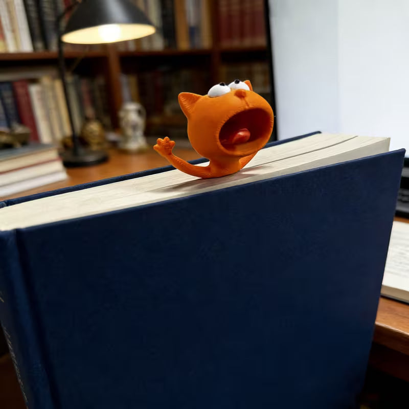 Funny Black Cat Bookmark