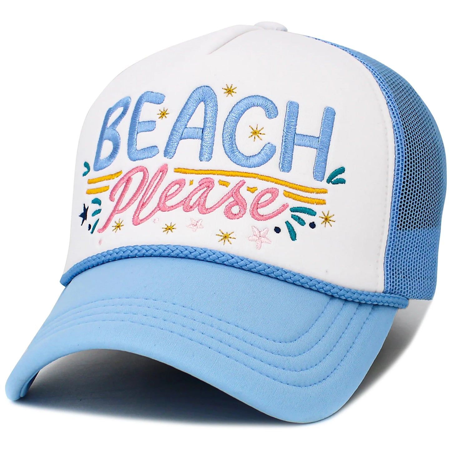 Beach Please Hat - Blue