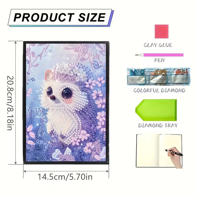 Preorder Hedgehog Diamond Art Notebook