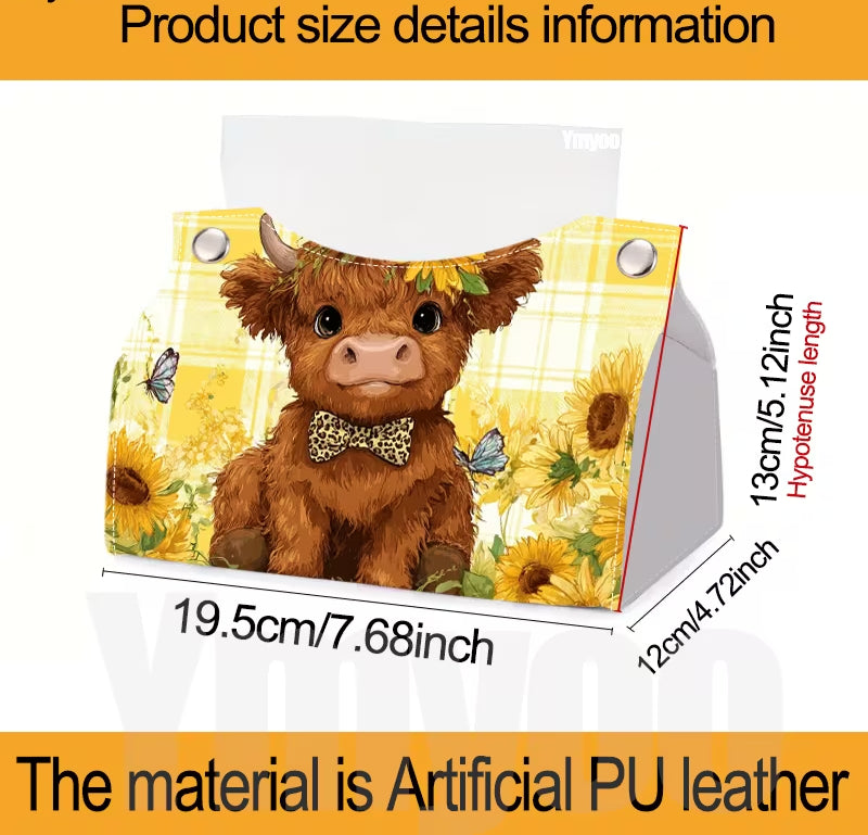 Preorder Highland Cow Tissue Box