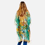 Lightweight Leaf Printed Kimono
