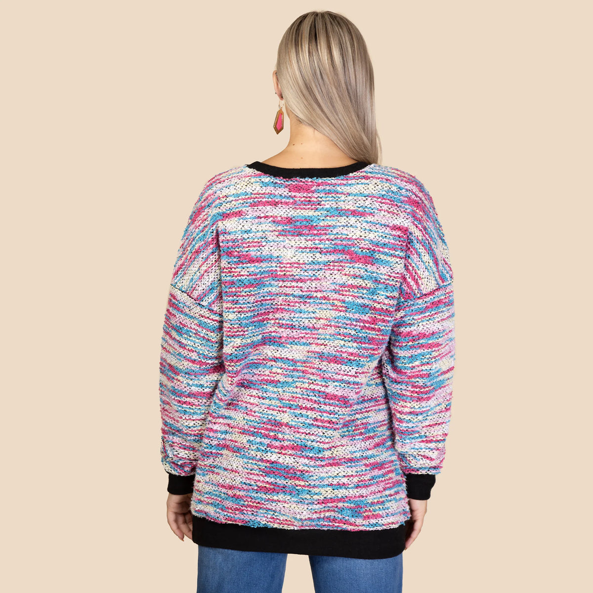 sunshine & Redeo Knit Long Sleeve Sweater - Multi
