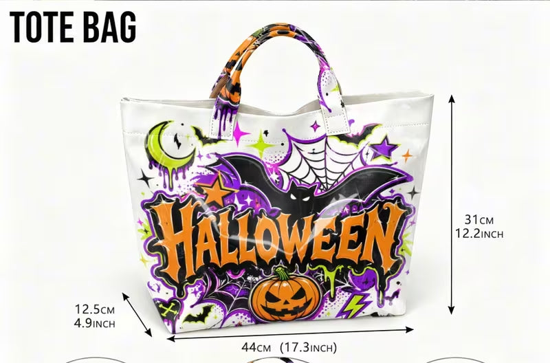 Glossy PVC Halloween  Tote Bag