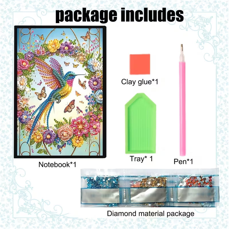 Preorder Hummingbird Diamond Art Notebook