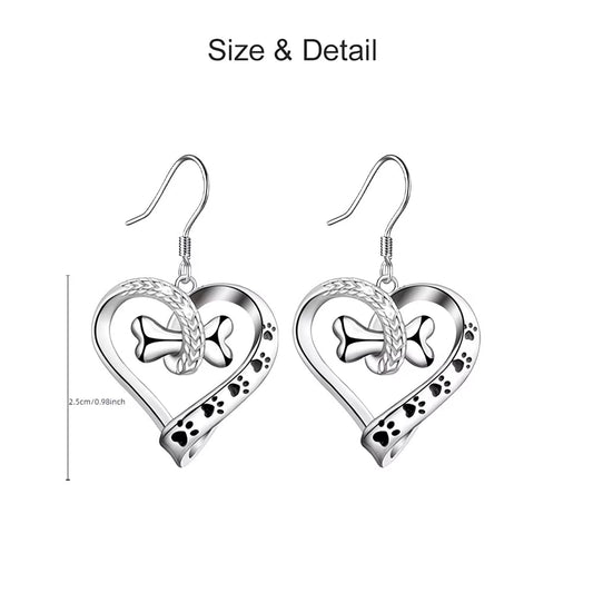 Bone Dangle Earrings