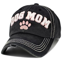Dog Mom Hat - Black