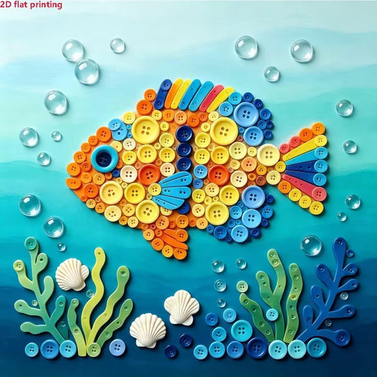 Preorder Fish Button Painting Kit
