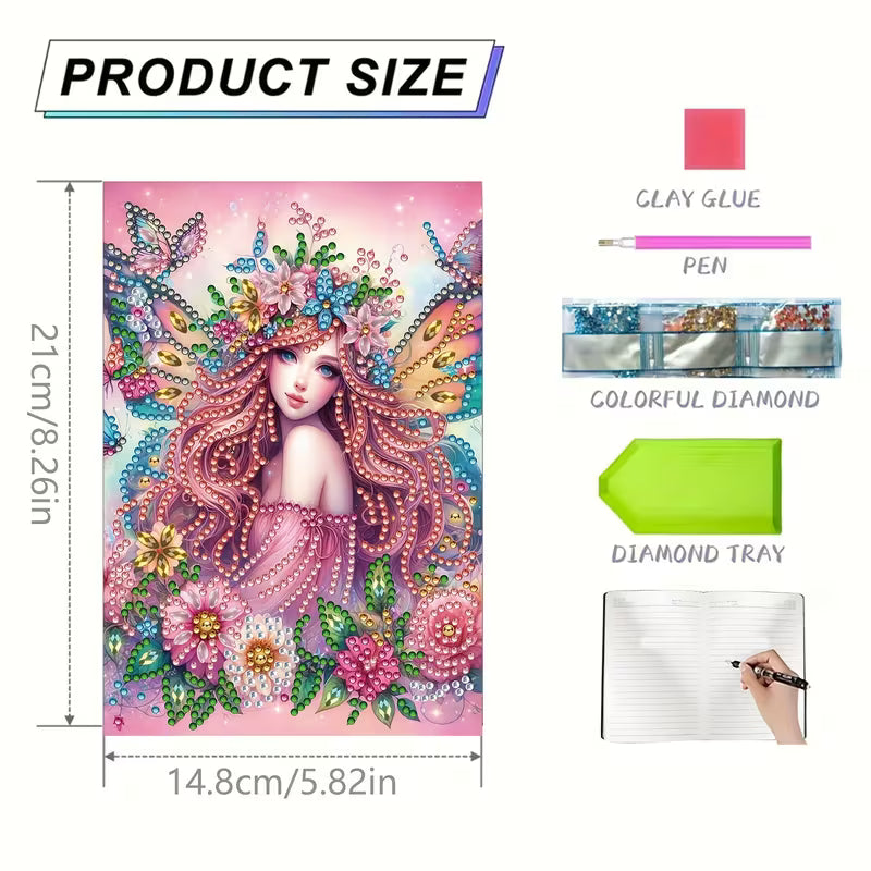 Preorder Butterfly Fairy  Diamond Art Notebook