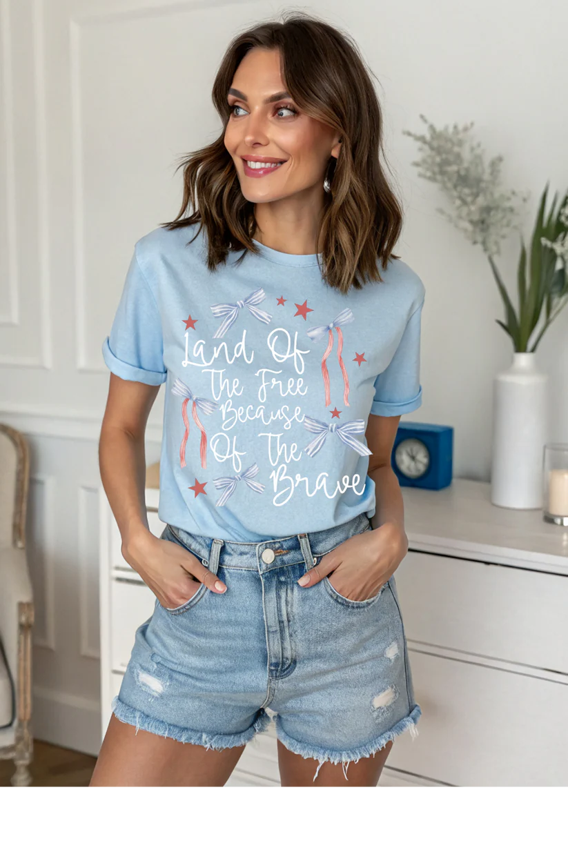 Floral Flag Graphic Tee