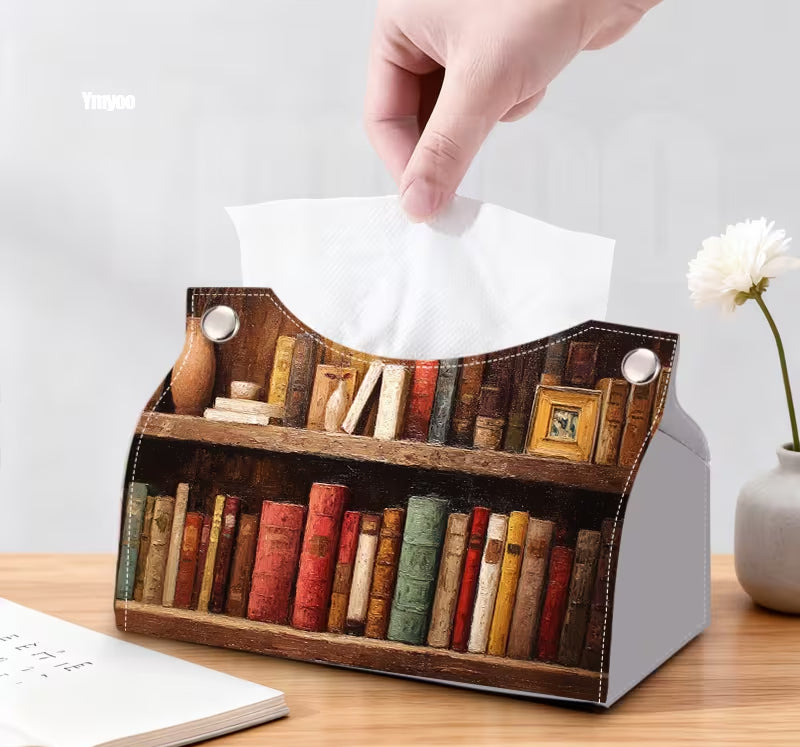 Preorder Bookshelf Tissue Box