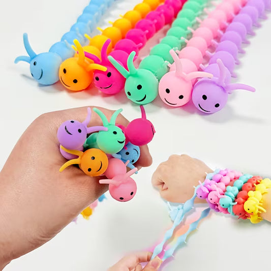 Mystery Color Stretchy Worm Fidget Braclet