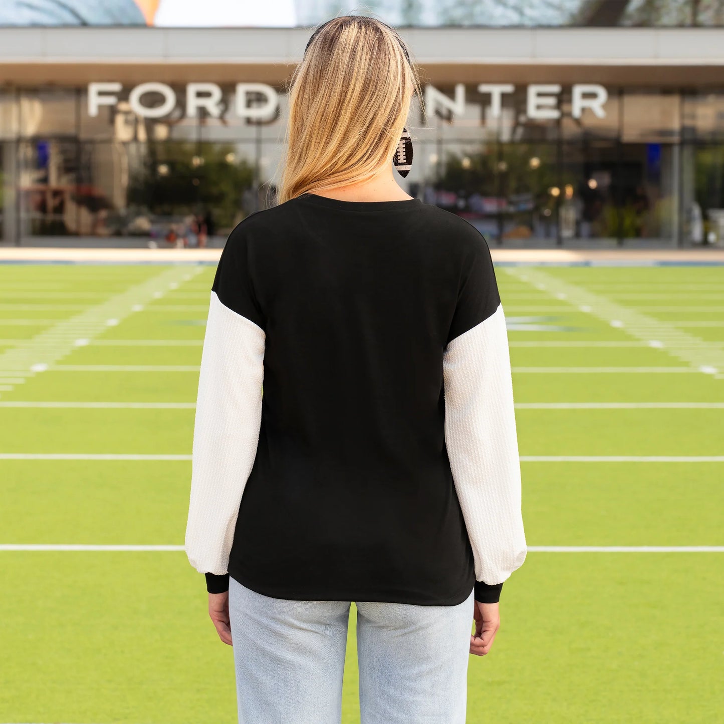 Sunshine & Redeo Game Day Long Sleeve Top Black