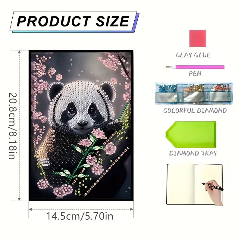 Preorder Panda Diamond Art Notebook