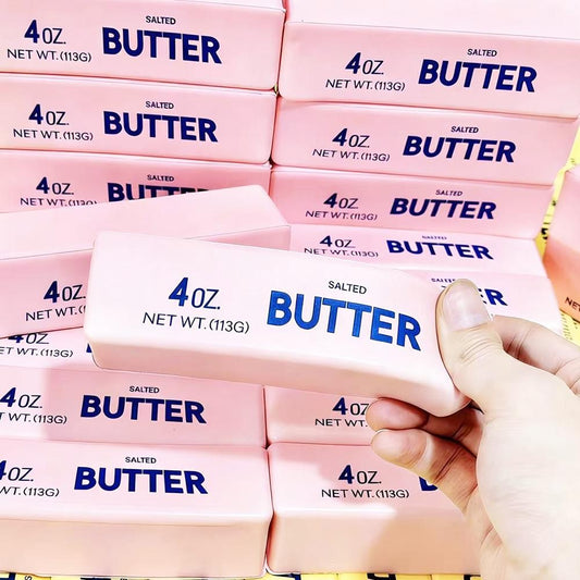 Preorder Butter Stick Squishy Toy - Pink