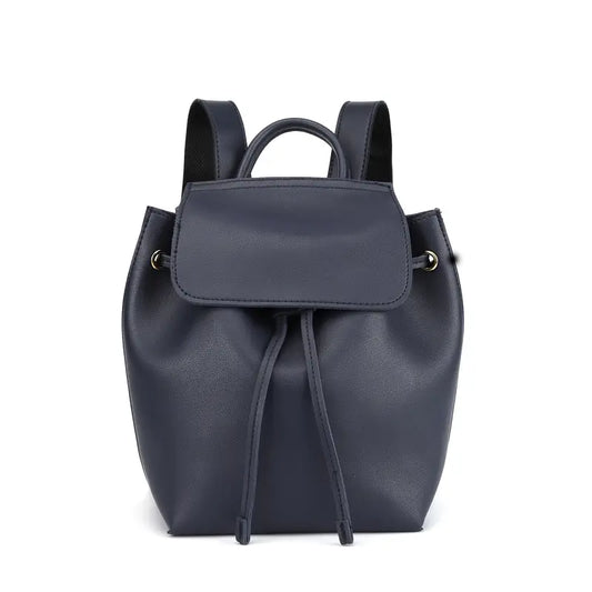 Navy Bucket Backpack