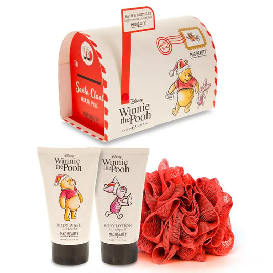 PREORDER Mad Beauty x Winnie the Pooh Festive Bath and Body Gift Set